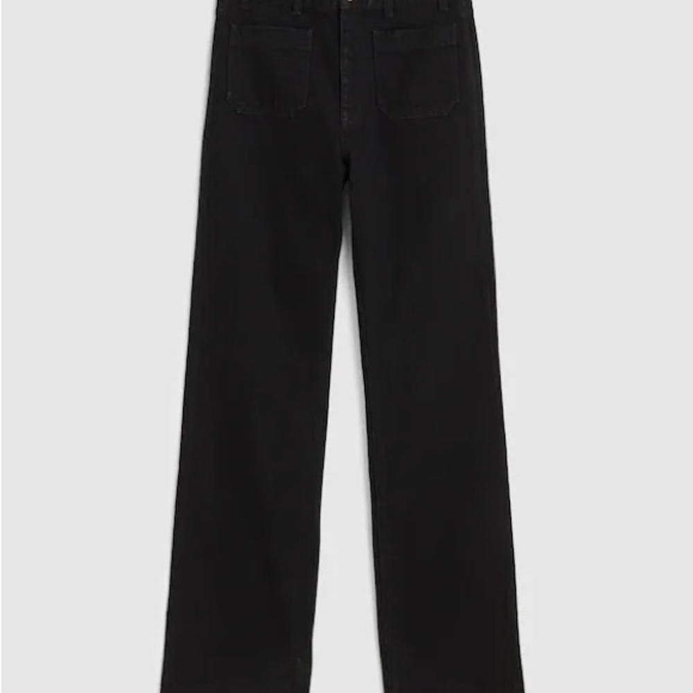 Madewell Women's Cleo High Rise Straight Leg Jeans - Black